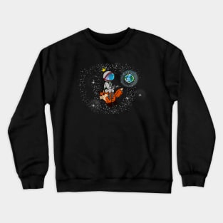 dont give a flying fox Crewneck Sweatshirt